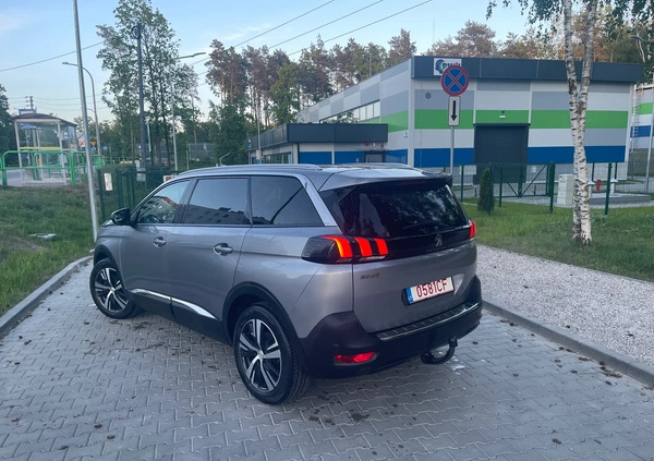 Peugeot 5008 cena 68900 przebieg: 143000, rok produkcji 2019 z Ząbki małe 121